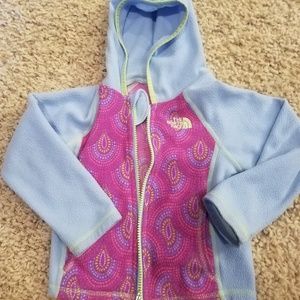 Toddler North Face hooded fleece